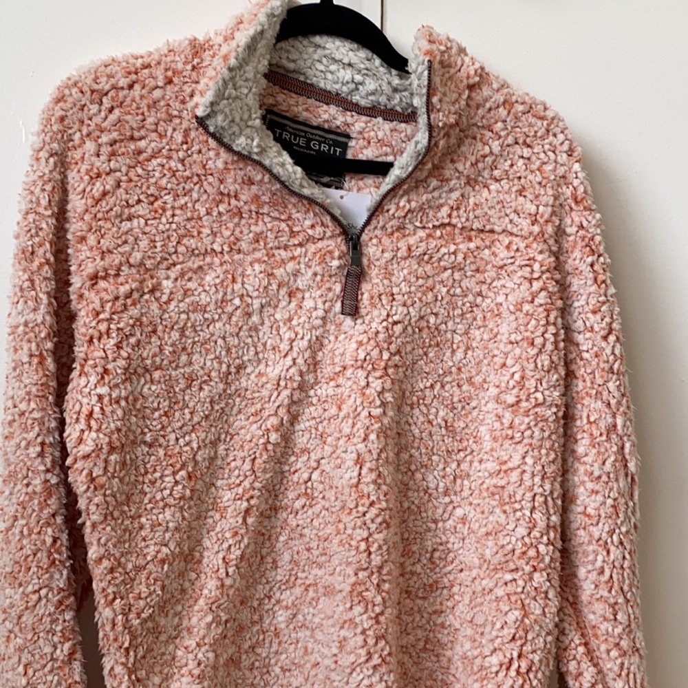 True Grit Orange Sweater